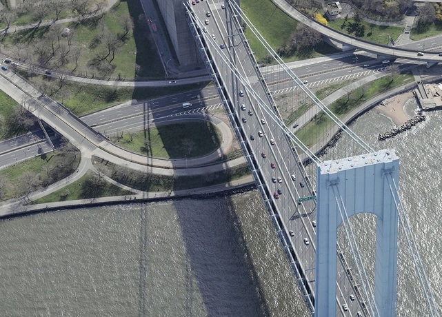Verrazano narrows Bridge: cote brooklyn - verrazano narrows bridge 2
